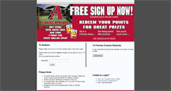 Desktop Screenshot of dbacksrewards.com